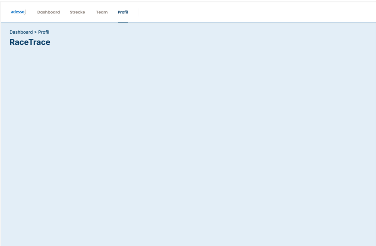 RaceTrace Unterseite Profil
